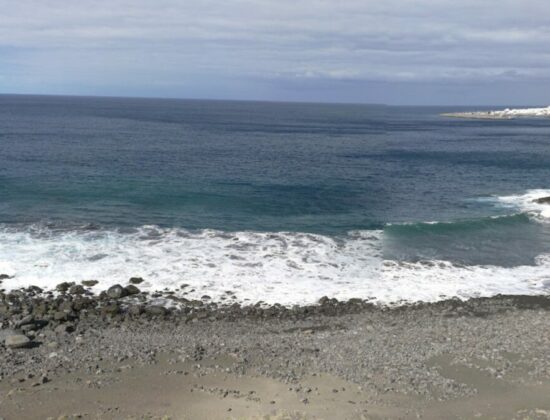 Nude beach at Guayedra beach, Agaete, Gran Canaria